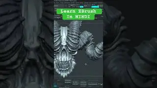 Zbrush tutorial in hindi #shorts