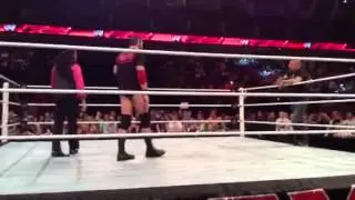 WWE Bad News Barrett knocks out Triple H in London