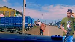 Driving through Molo town Nakuru city💕