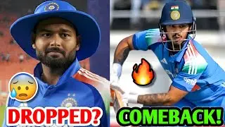 Rishabh Pant DROP 😰 Ishan Kishan COMEBACK 🔥 India Vs NZ ODI Cricket News Facts