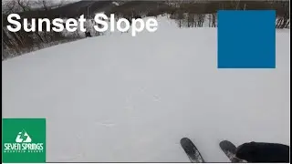 Skiing Sunset Slope at Seven Springs (Jan 21st, 2026)