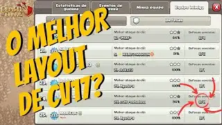 O MELHOR LAYOUT DE DE CV17 DEFENDEU 8 ATAQUES PRA USAR NA LIGA E GUERRA NO CLASH OF CLANS