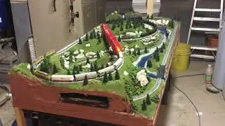 N Scale Coffee Table Layout Build: Part 3A