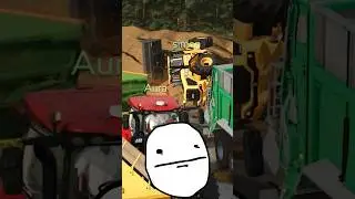 ANOTHER ONE BITES THE DUST - FLIPPED WHEEL LOADER 😜 | Farming Simulator 25 #shorts #farmingsimulator