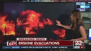 Erskine Fire destruction, 100 homes destroyed