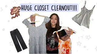 PURGING MY CLOSET!! Huge closet clean out (part 1)