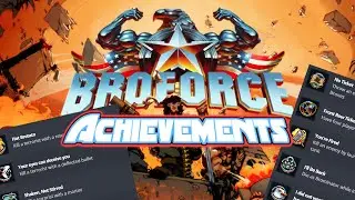 [Broforce] Получение (большинства) достижений в Broforce