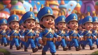 Little Soldier Marching Line | Fun Action Kids Rhyme | Rhyme Land