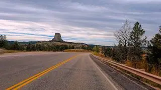 Devils Tower Monument Road & Bear Lodge Highway ~ Wyoming USA