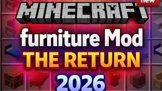 Minecraft furniture Mod!!! ITS NEW. HAPPY NEW YEAR!!! 2026!