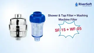 Shower, Tap & Washing Machine Protection from Hard Water!  | RiverSoft Combo