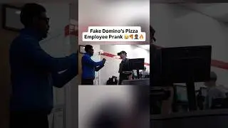 Fake Domino&rsquo;s Pizza Employee Prank 😂🍕🤦🏾&zwj;♂️🔥 #shorts
