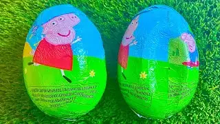 Peppa Pig Surprise Eggs Satisfying ASMR