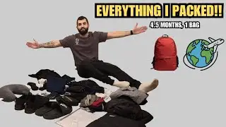 Everything I&rsquo;m Taking on a 4.5 Month Trip | Checked Bag ✅
