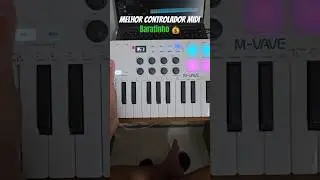 MELHOR CONTROLADOR MIDI BARATINHO! #teclado #keyboard #midi #tech #musica