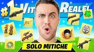 Prendo TUTTE le Armi MITICHE e i Medaglioni MITICI e VINCO! *DIFFICILISSIMO* Fortnite ITA!