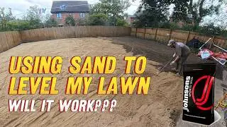 Full Autumn Lawn Renovation / Can You Seed on Sand?? / Levelling My Lawn with Sand // Lawn Tips UK!!