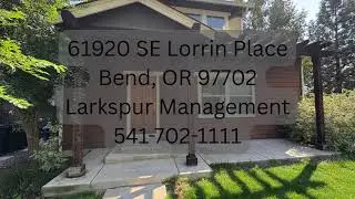 61920 SE Lorrin Place Bend, OR. 97702