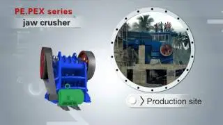 PE PEX series jaw crusher