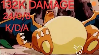 Charizard / Rawr xD / 132K Damage & 24 Kills / Pok&eacute;mon Unite MOBA