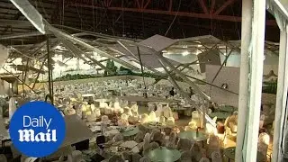 Aftermath of Afghan wedding blast that killed 63 and injured 182
