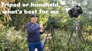 Tripod or hand held. What works for me