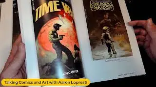 UNBOXING FRAZETTA BOOK COVER ART from Vangaurd Press