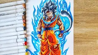 How to Draw Goku Angel Form😱[ FanArt ]