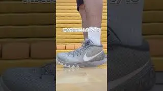 Can you hoop in 9 year old Kyrie 1s? 🧐#kyrie #kyrieirving #nike #nikebasketball #basketballshoes
