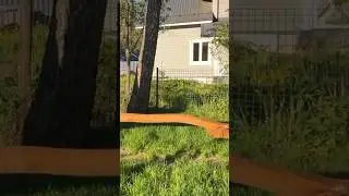 Индивидуальные МАФы | скамья из ствола дерева#маф#ландшафтныйдизайн#ландшафт#тренды#сад#природа