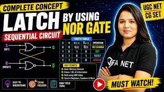 Latch by using NOR Gate | Sequential Circuit | Computer System Architecture | Computer Science