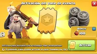 COMPRAMOS EL PASE DEL EVENTO DENTRO DE  CLAN OF CLAN😱😱 Y TAMBIEN VIENE UN AYUDATE EN LA ACTULIZACION