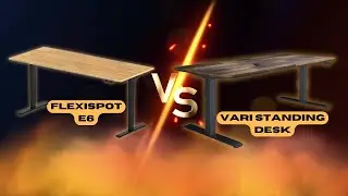 Battle of the Standing Desks | Flexispot E6 Standing Desk vs Vari standing desk