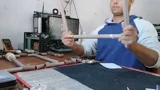 Como fazer suporte para passar bopp com cano PVC