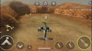 Gunship battle helicopter mission 2 part Move to the objective area