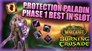 (TBC Classic) Protection Paladin Phase 1 Best in Slot!