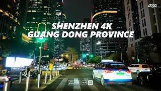 Night POV Driving through Shenzhen | Futian - Longhua | 4K HDR Scenic Drive Lo-fi Beats | Real China