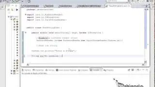How to read string from keyboard in java?