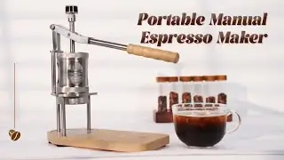 6-10 Bar Pressure? MANUAL! Cordless Portable Espresso - Rich Crema On-The-Go!