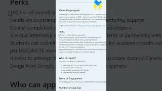 Free Virtual Internship Program from Google & IBM
