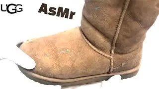 Cleaning UGG Boot | ASMR
