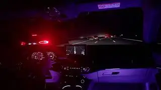 Relaxing Night Drive at German Autobahn | 4K POV ASMR | NO MUSIC | BINAURAL SOUND #1