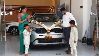 &ldquo;Our New Car 🥹 | Kia Sonet HTK (O) Delivery | Welcome to Our Family