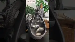 Incense Burner Smoke Waterfall #shorts #home #smoke