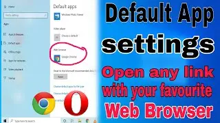Open Any Link With Your Favourite Web Browser (Chrome, Opera Mini etc.) || Default App Settings
