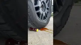 CYBER TRUCK vs honey #trending #asmrtriggers #asmrvideos #truck #asmr