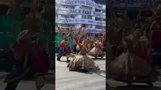 The Tribu Ilonganon performs on the street during the #Dinagyang2026 | GMA Regional TV