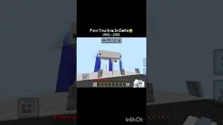 Minecraft Delhi 🤣 #minecraft #shortsfeed
