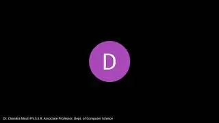 Five Day FDP on Emerging Trends in AI and DS - Day 5 - Session 1