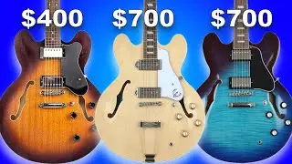 Comparing 3 Hollowbody Style Electric Guitars